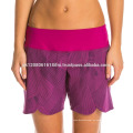 Pantalones cortos por encargo del ejercicio del ajuste caliente de las mujeres para el gimnasio y la yoga